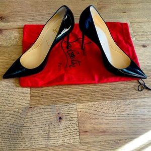 Classic Black Christian Louboutins (Size 38; 7.5 US)